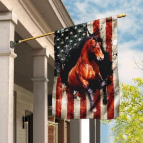 American Flag Horse Flag
