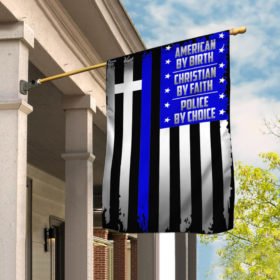 Police By Choice. The Thin Blue Line Flag