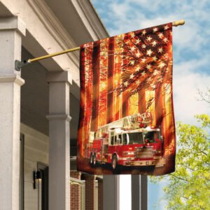 Firefighter Truck Sunshine Flag