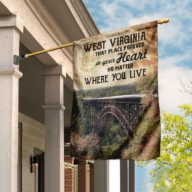West Virginia Forever In Your Heart Flag