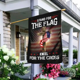 Stand For The Flag Kneel For The Cross  Flag