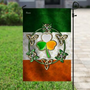 Team Irish Lucky Charm Flag