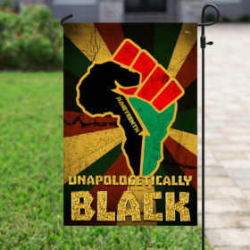 Juneteenth Unapologetically Black Flag