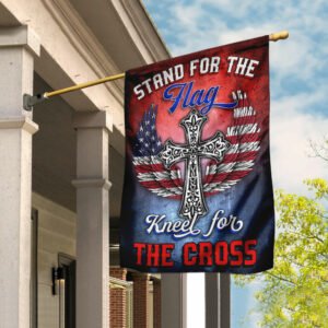 Stand For The Flag Kneel For The Cross Flag QNk327F