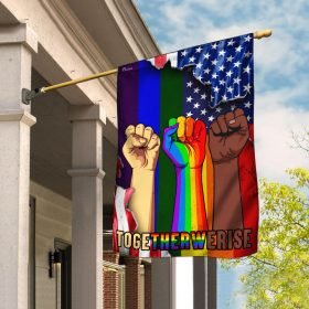 LGBT Together We Rise Flag