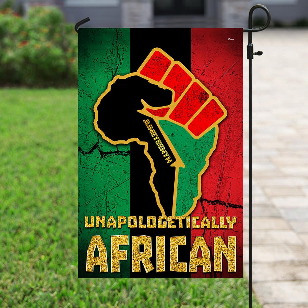 Details about   Juneteenth Unapologetically African Flag PSL35Fv3 House Flag Garden Flag