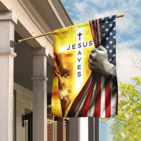 Jesus Saves Christian Flag