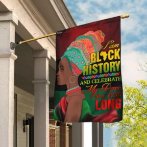 I Am Black History, Black Woman Flag