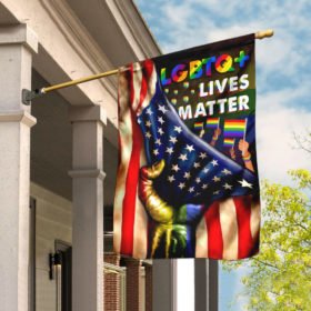 LGBTQ+ Lives Matter Flag