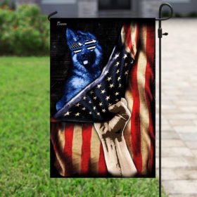 Stunning Police K9 Dog Flagwix™ American Flag For Indoor and Outdoor Uses