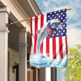 Dolphin American Flag