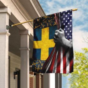 Sweden American Flag