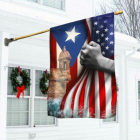 Puerto Rican American Flag