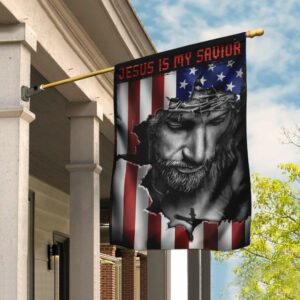 Jesus And American Flag Flagwix™ Jesus Is My Savior Flag