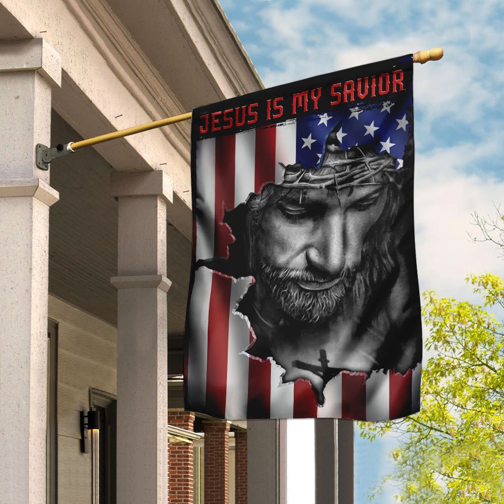 Details about   Jesus Is My Savior American Flag 