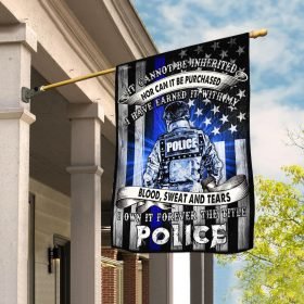 Police. The Thin Blue Line Flag