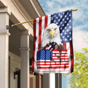 American Bald Eagle Flag