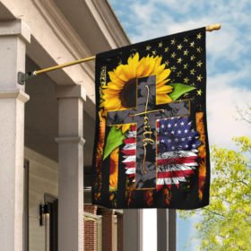 American Faith Sunflower Flag