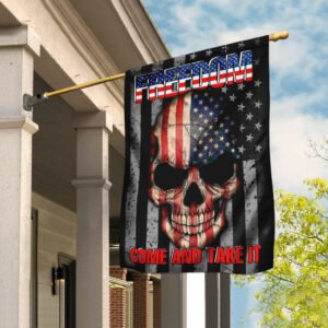 Freedom Come And Take It Skull Flag