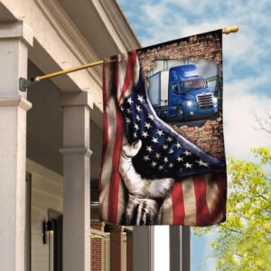 Freightliner Trucks American Flag