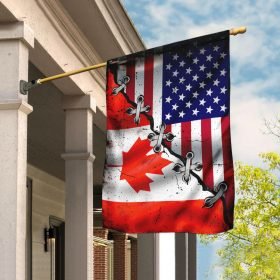 Canadian American Flag QNN196F