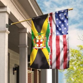 Jamaica America Flag