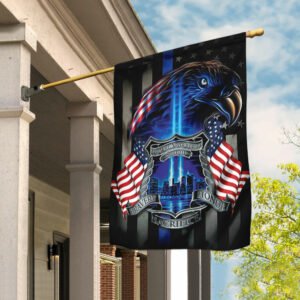 9/11 Police Memorial Flagwix™ We Will Never Forget Bravery Sacrifice Honor Flag