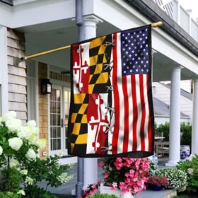 Maryland State Vs American Flag