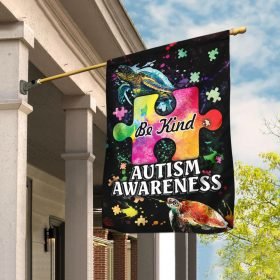 Be Kind Autism Awareness Flag