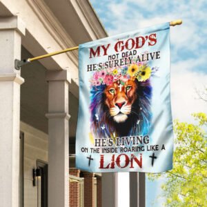 Christian Lion Flag