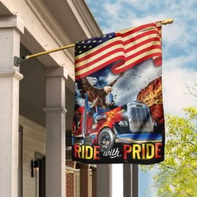 Ride With Pride Truck Driver Flag