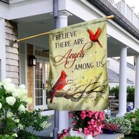 Cardinal - I Believe There Are Angels Among Us Flag