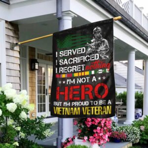 I'm Proud To Be A Vietnam Veteran Flag