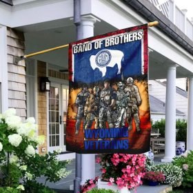 Band Of Brothers  Wyoming Veterans Flag