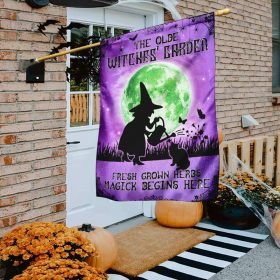 The Olde Witches' Garden Flag