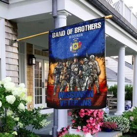 Band Of Brothers Wisconsin Veterans Flag