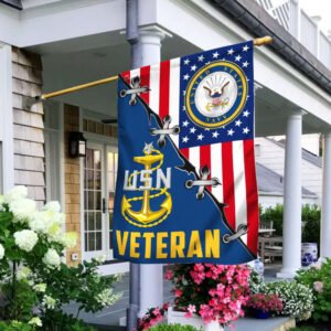 Navy Veteran Flag Flagwix™ United States Navy Veteran Flag THB2538F1