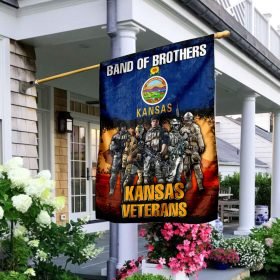 Band Of Brothers Kansas Veterans Flag