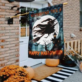 Witching You A Happy Halloween Flag