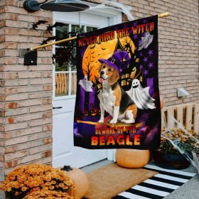 Never Mind The Witch Beware Of The Beagle Flag