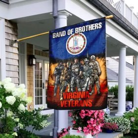 Band Of Brothers Virginia Veterans Flag