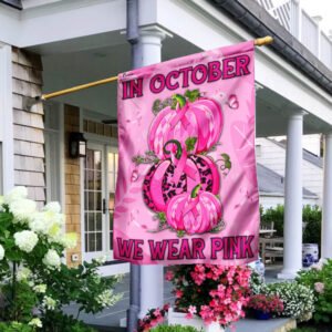 In October We Wear Pink Flag