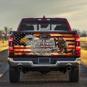 Forever The Title Veteran Truck Tailgate Decal Sticker Wrap