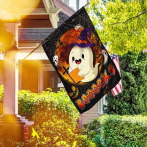 Books Ghost Flagwix™ Booooks Ghost Halloween Flag