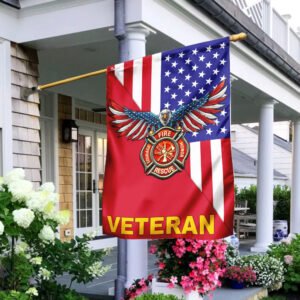 Veteran Firefighter Flagwix™ Eagle American US Flag