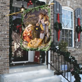 Jesus Our Savior Is Born, The Day Jesus Was Born Flagwix™ Home Decor For Christmas Flag