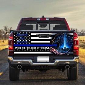 United We Stand. American Eagle Truck Tailgate Decal Sticker Wrap