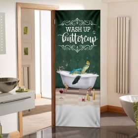 Wash Up Buttercup Turtle Door Cover