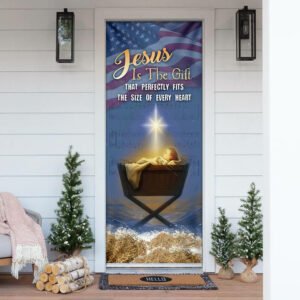 Jesus Is The Gift For Every Heart Door Cover