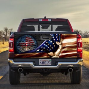 American Grown Viking Roots Truck Tailgate Decal Sticker Wrap